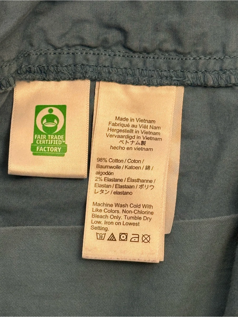 Crew Sportsmen Outfitters Blue Flat Front Men Large Shorts